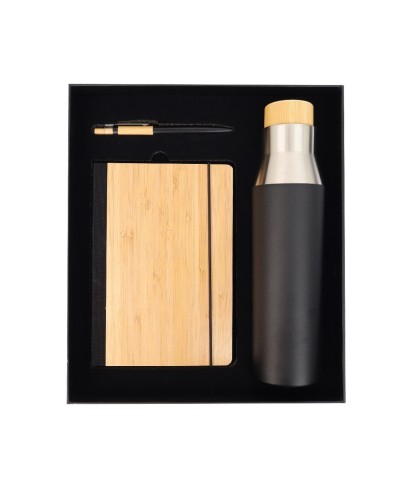 GS014 - Bamboo Lid Bottle Gift Set